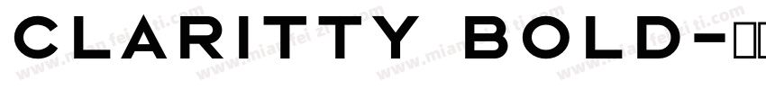 CLARITTY bold字体转换